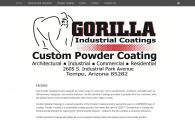 gorillaindustrial.com screenshot