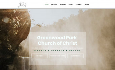 greenwoodparkchurch.com screenshot