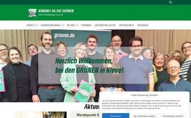 gruene-kleve.de screenshot