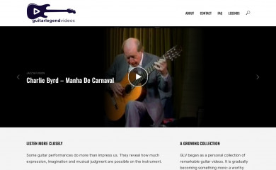 guitarlegendvideos.com screenshot