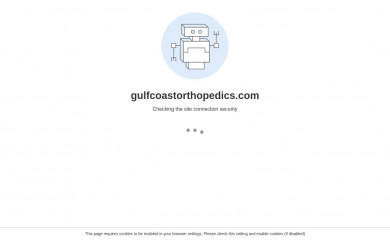 gulfcoastorthopedics.com screenshot