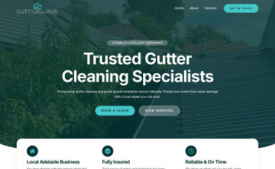 guttergurussa.com.au screenshot
