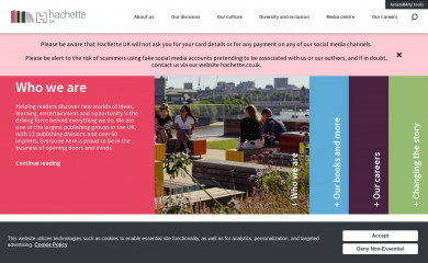 hachette.co.uk screenshot
