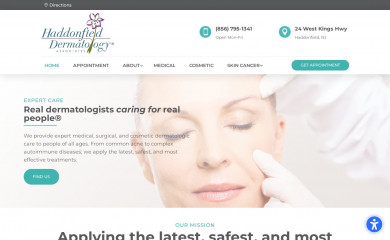 haddonfielddermatology.com screenshot