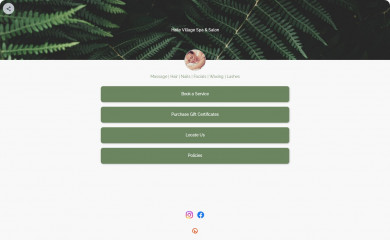 hailesalon.com screenshot
