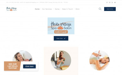 hailesalon.com screenshot