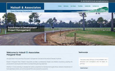 halsall.net.au screenshot