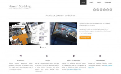 hamishscadding.co.uk screenshot