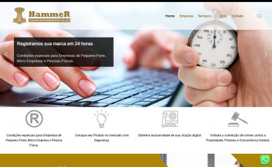 hammermarcas.com.br screenshot