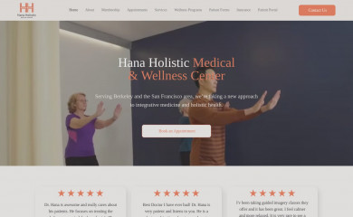 hanaholistic.com screenshot