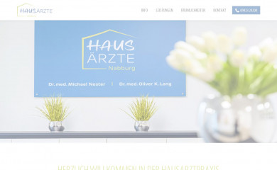 hausarzt-nabburg.de screenshot