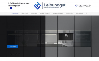 haushaltapparate-leibundgut.ch screenshot