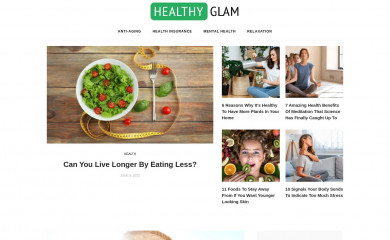 healthyglam.net screenshot