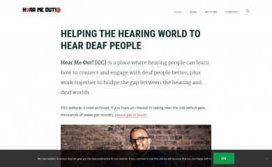 hearmeoutcc.com screenshot