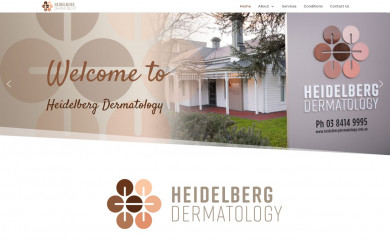 heidelbergdermatology.com.au screenshot