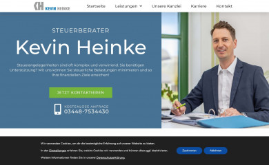 heinke-stb.de screenshot
