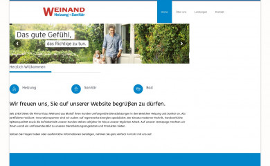 heizung-weinand.lu screenshot
