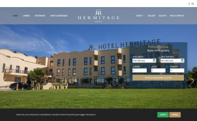 hermitagegalatina.it screenshot