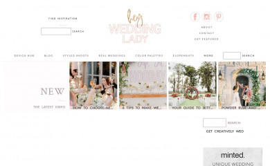 heyweddinglady.com screenshot