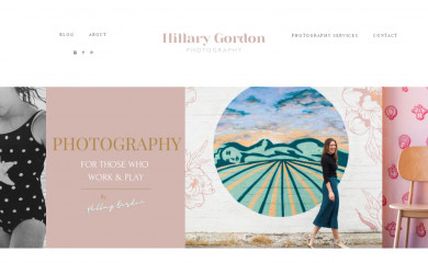 hillarygordonphotography.com screenshot