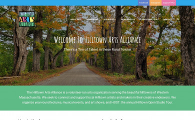 hilltownartsalliance.org screenshot