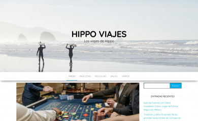 hippoviajes.com screenshot
