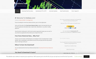 histdata.com screenshot