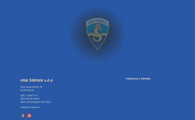 hnk-sibenik.hr screenshot