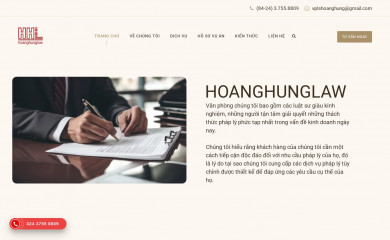 hoanghunglaw.vn screenshot