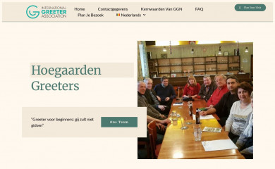 hoegaardengreeters.be screenshot