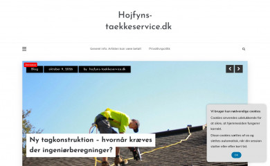 hojfyns-taekkeservice.dk screenshot