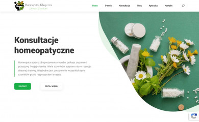 homeopatialomza.pl screenshot