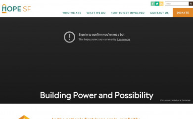 hope-sf.org screenshot