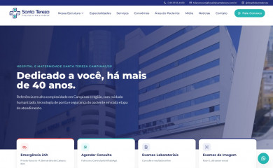 hospitalsantatereza.com.br screenshot
