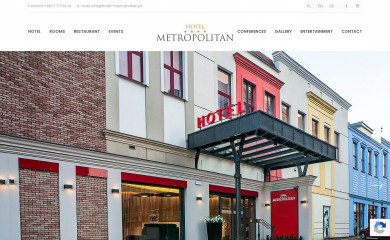 hotel-metropolitan.pl screenshot