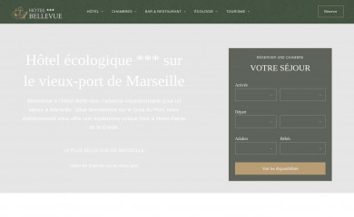 hotelbellevuemarseille.com screenshot