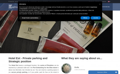 hotelestpiombino.com screenshot