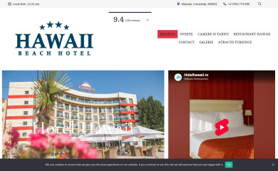 hotelhawaii.ro screenshot