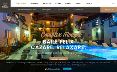 hotelmonacofelix.ro screenshot