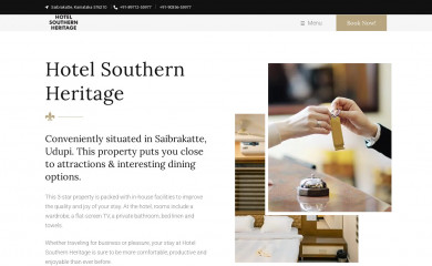 hotelsouthernheritage.com screenshot
