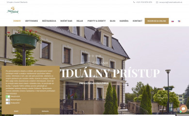 hotelstefanik.sk screenshot
