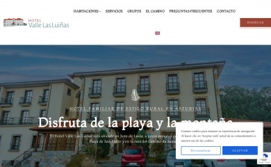 hotelvalleluinas.es screenshot