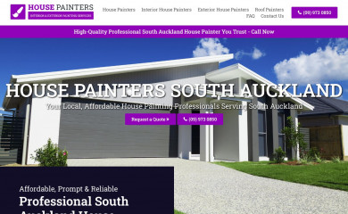 housepainterssouthauckland.nz screenshot