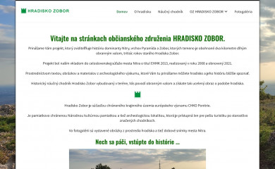 hradiskozobor.sk screenshot