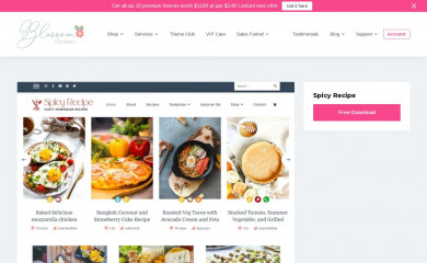 https://blossomthemes.com/wordpress-themes/spicy-recipe/ screenshot