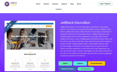 https://fireflythemes.com/themes/jetblack-education/ screenshot