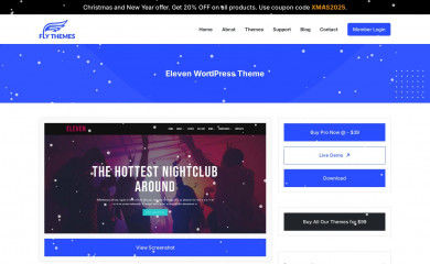 https://flythemes.net/wordpress-themes/eleven-wordpress-theme/ screenshot