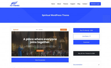 https://flythemes.net/wordpress-themes/fse-spiritual-wordpress-theme/ screenshot