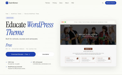 https://fruitthemes.com/wordpress-themes/educate/ screenshot