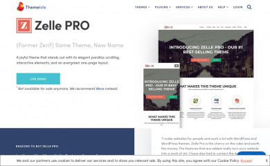 Zerif PRO | Shared by Themes24x7.com screenshot